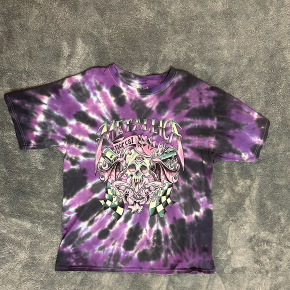 Metallica purple Nor Cal tie dye t-shirt size medium unisex - Picture 7 of 8